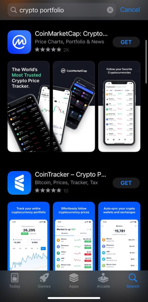 app-store-crypto-portfolio-apps