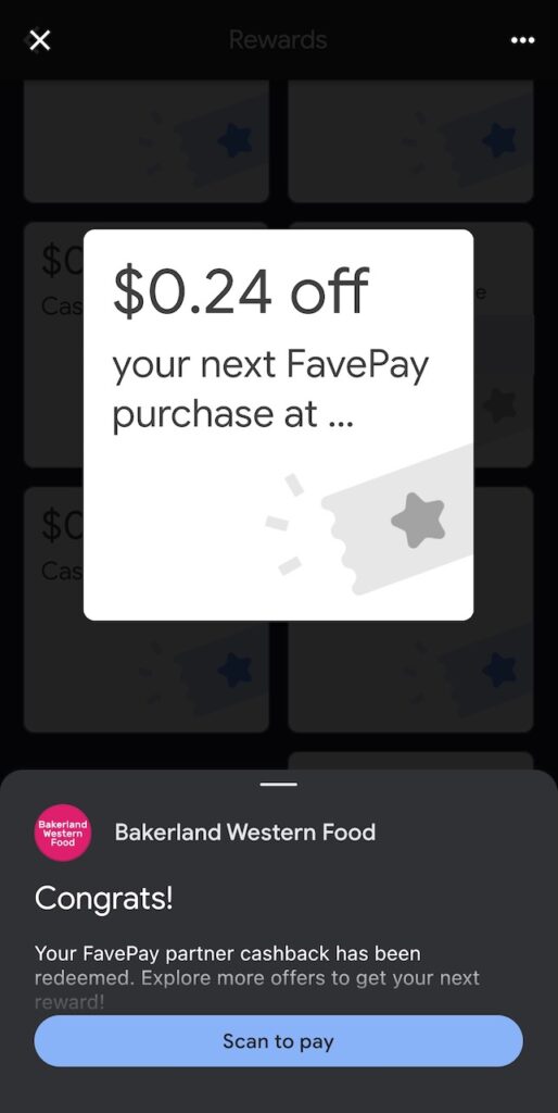 FavePay Cashback