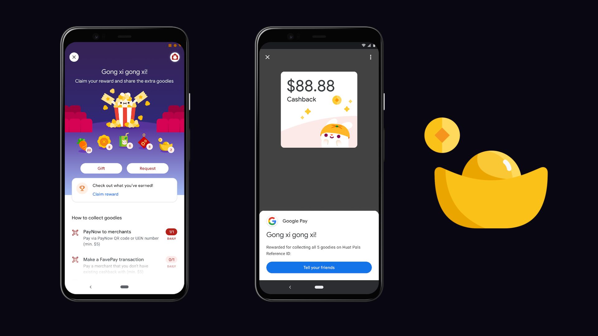 Google Pay Huat Pals 2023 Tips And Tricks: How To Get Golden Ingot Fast