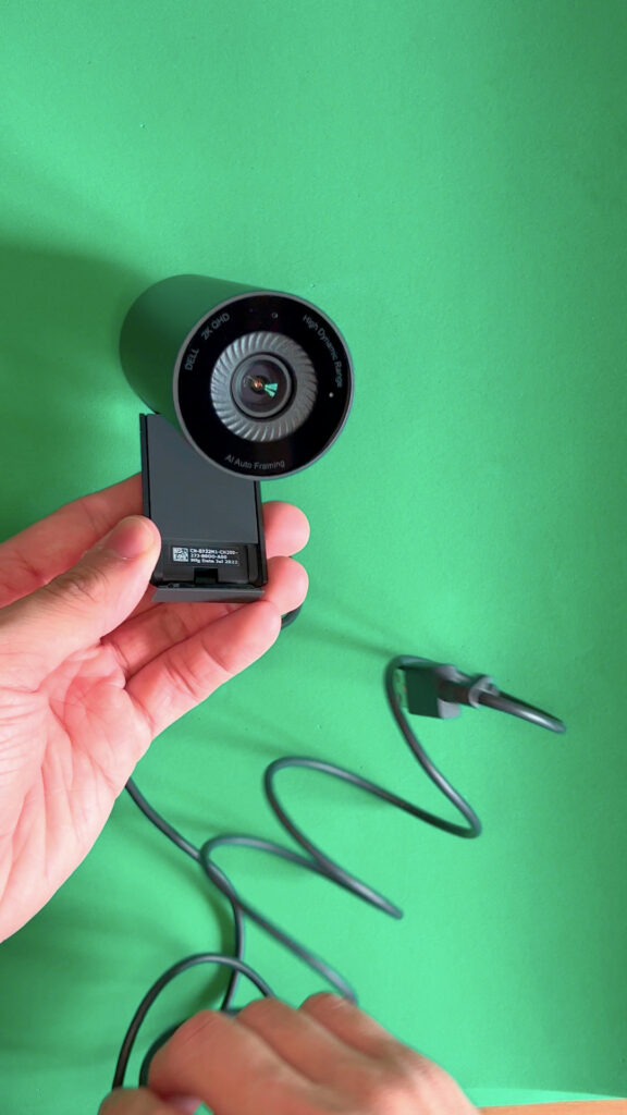 Dell Webcam Pro Unfolded